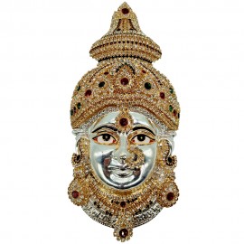 Decorative Ammavari Face (Silver Colour)